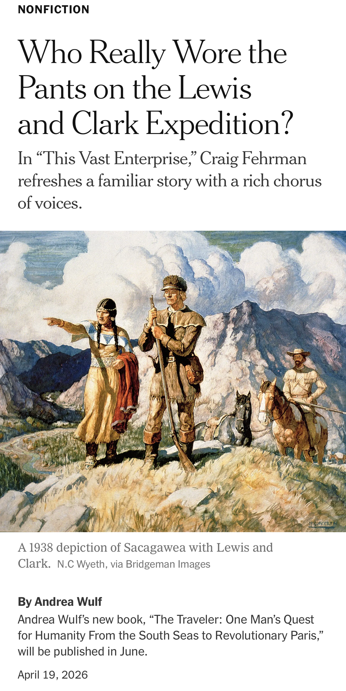 New York Times Book Review: This Vast Enterprise